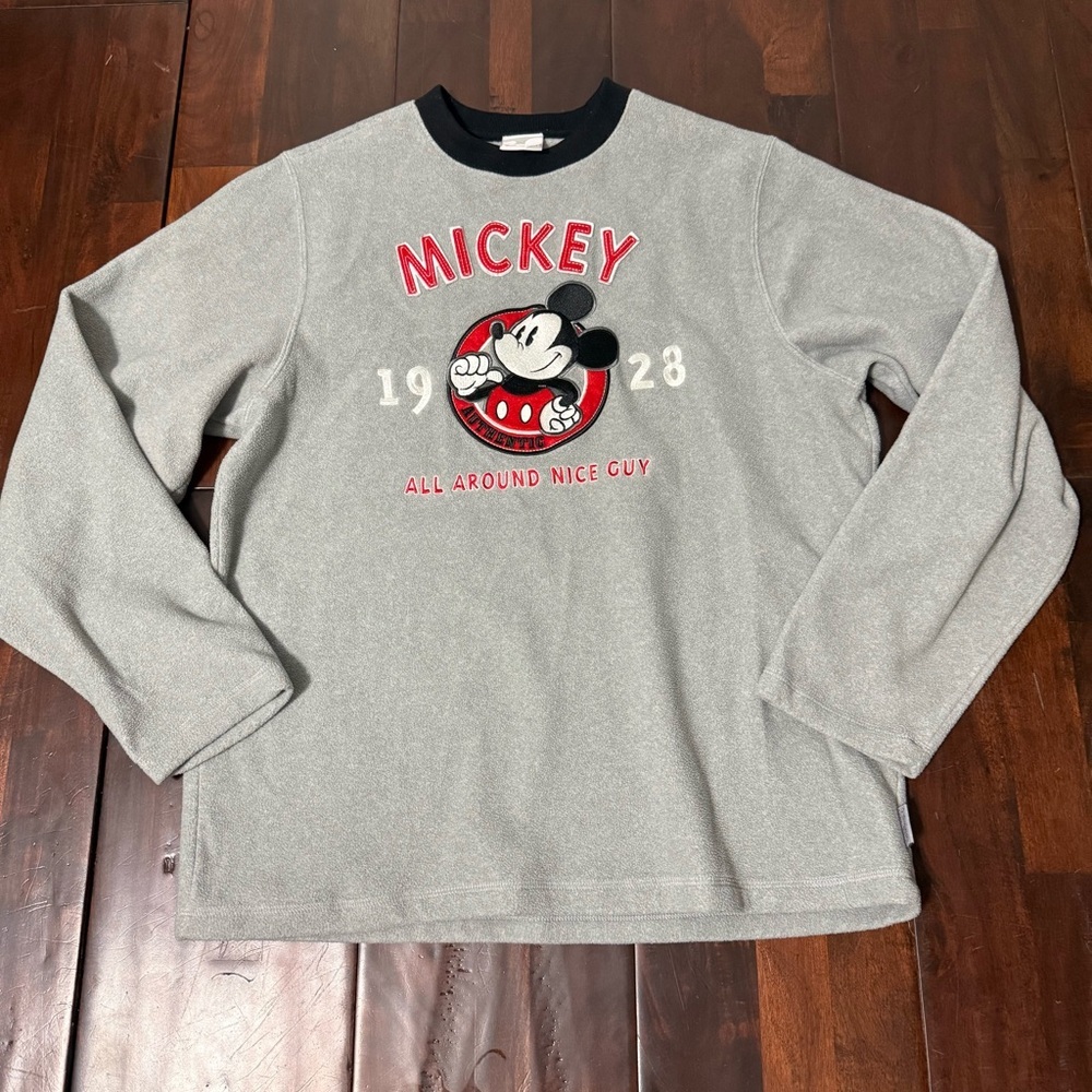 Vintage Disney Store Mickey Crewneck Sweatshirt Men’s Size Small Nice Guy